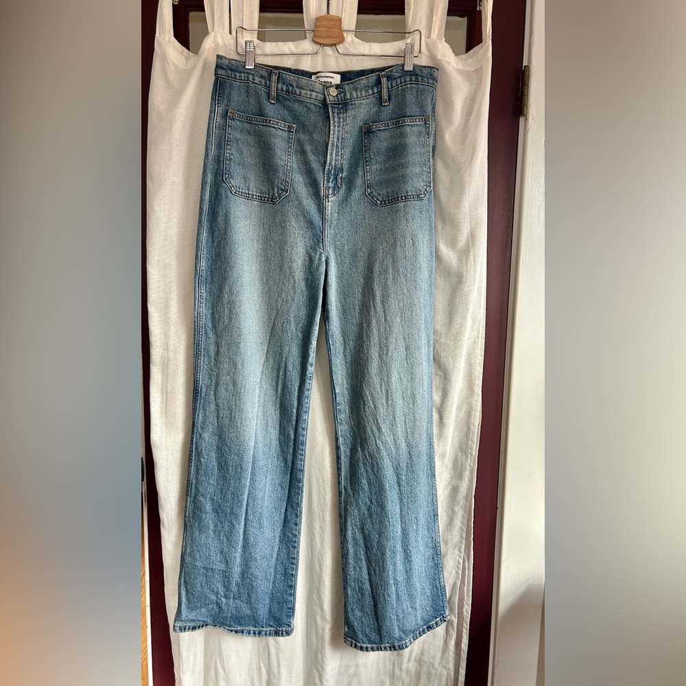 Reformation Alyssa high rise wide leg jeans, long inseam (new without tags)